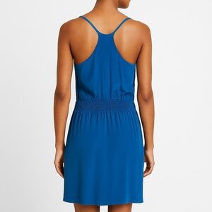 Amanda Uprichard “Mara” Unlined Silk MiniDress in Electric Blue, size L